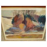 "Trees & Fields" II by Therese Niesen