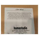 Floral "HomeStudio" Framed Art Signed by Cheri Blum