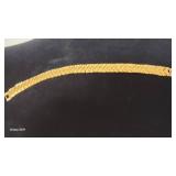 9" Heavy 14k Marked Bracelet - 52.13g