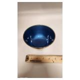 Vintage Towle Silver with Blue Enamel Bowl - 348.48g