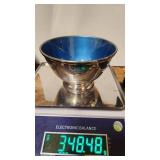 Vintage Towle Silver with Blue Enamel Bowl - 348.48g