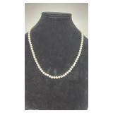 Vintage 14k and Pearl 23" Necklace - 31.25g