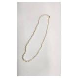 Vintage 14k and Pearl 23" Necklace - 31.25g