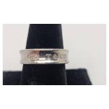 Vintage Tiffany & Co "1837" Sterling Silver Band Ring Circa 1997 - Size 9.25