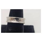 Vintage Tiffany & Co "1837" Sterling Silver Band Ring Circa 1997 - Size 9.25
