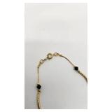 14k "Evil Eye" Beaded Bracelet - 7"