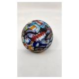Beautiful Italian Millefiore Glass Paperweight