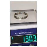 Beautiful Vintage Danecraft Heart Motif Sterling Bracelet