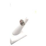 Vintage Sterling and Mother of Pearl Ring -  Size 3.5