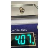 Vintage Sterling and Mother of Pearl Ring -  Size 3.5