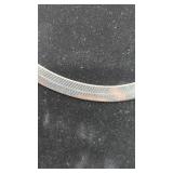 Heavy Vintage Sterling Silver 18" Necklace