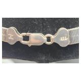 Heavy Vintage Sterling Silver 18" Necklace