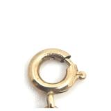 Very Nice 12k yellow gold and pearl bracelet - 8"