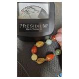 14k and Chunky Gemstone Necklace 18"