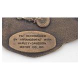Vintage Brass Harley Davidson Belt Buckle