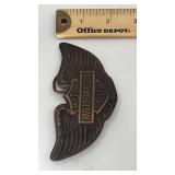 Vintage Brass Harley Davidson Belt Buckle