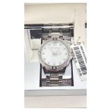 New in Box Tahari Silvertone Watch
