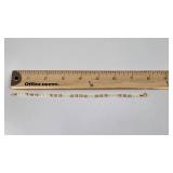 14k and Pearl Bracelet w/ 16 Gold Beads - 8" long