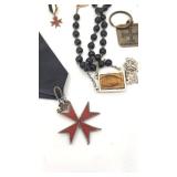 Lot of Masonic/Knights Templar Items including Sterling Silver