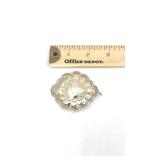 Towle 1984 Sterling Silver Christmas Floral Ornament