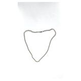 14k Marked White Gold Rope Chain - 24" - 24.55g