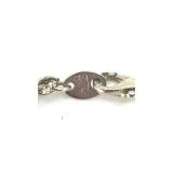 14k Marked White Gold Rope Chain - 24" - 24.55g