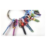 25 Disney and Misc Uncut Key Blanks