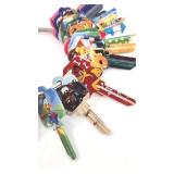 25 Disney and Misc Uncut Key Blanks