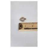 Very Pretty 14k over Sterling Heart Pendant w/ 40 Stones