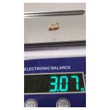 Very Pretty 14k over Sterling Heart Pendant w/ 40 Stones