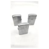 Set of 3 Vintage Lighters...Zippo, Balfour