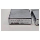 Set of 3 Vintage Lighters...Zippo, Balfour