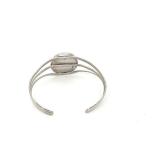 Very Nice Vintage Sterling Silver and Rare Owyhee Jasper Cuff Bracelet