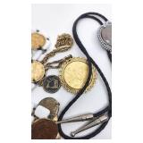 Miscellaneous Coin-Themed Estate Jewelry Pieces