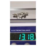 Vintage Sterling Silver "Comedy & Tragedy" Bracelet - 7.5"