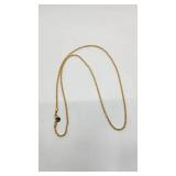 Rope Chain Marked 18k GF  - 30" Long - 12.22g