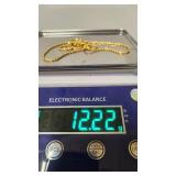 Rope Chain Marked 18k GF  - 30" Long - 12.22g