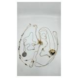 Group of Gold Chains Including 14K and 12K - 50.82g