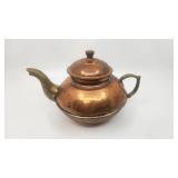 Nice Antique Istanbul Copper Teapot