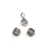 Vintage White and Yellow 14k (Marked 585) Gold and Pearl Set with Earrings and Pendant - 24.31g