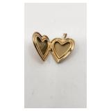14k Heart-Shaped Locket Pendant - 3.26g