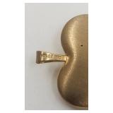 14k Heart-Shaped Locket Pendant - 3.26g