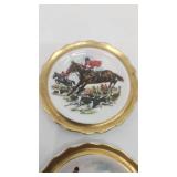 Set of 4 Antique Royal Grafton England Fine Bone China Saucers