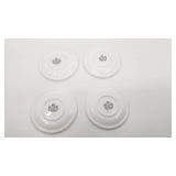 Set of 4 Antique Royal Grafton England Fine Bone China Saucers