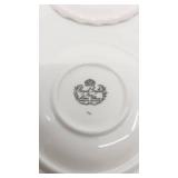 Set of 4 Antique Royal Grafton England Fine Bone China Saucers