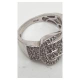 Nice Sterling Silver and Pave