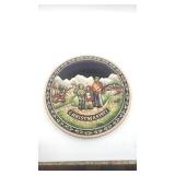 Vintage 1971 Schmid Design "The Bavarian Christmas Plate" - Limited First Edition "Christmas in the Tyrol"