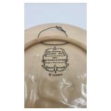 Vintage 1971 Schmid Design "The Bavarian Christmas Plate" - Limited First Edition "Christmas in the Tyrol"