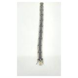 Vintage Heavy Sterling Silver and Marcasite Bracelet - 7.5"