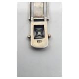 Vintage Heavy Sterling Silver and Marcasite Bracelet - 7.5"